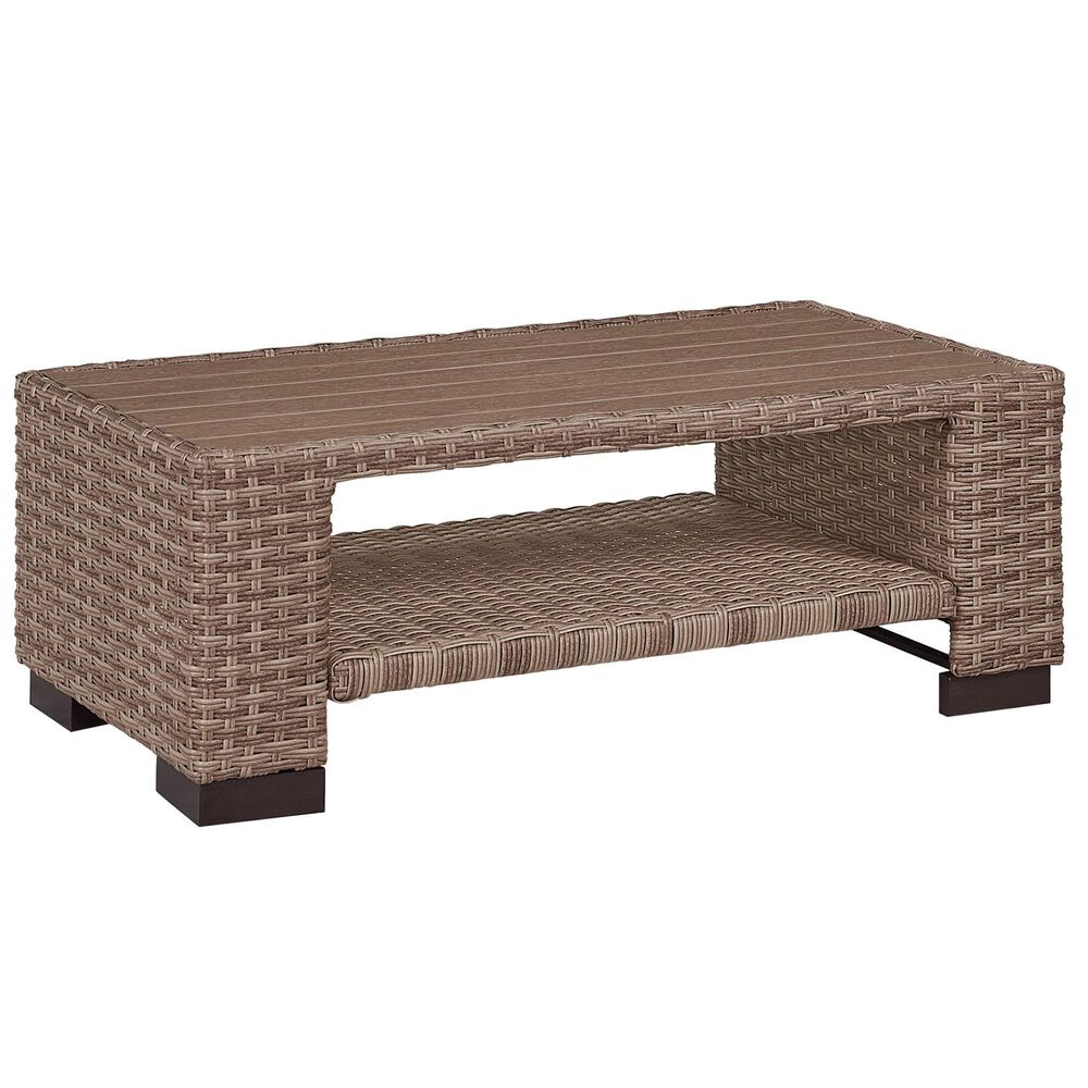 Slate and Company Isla Coffee Table in Honey Brown, , large