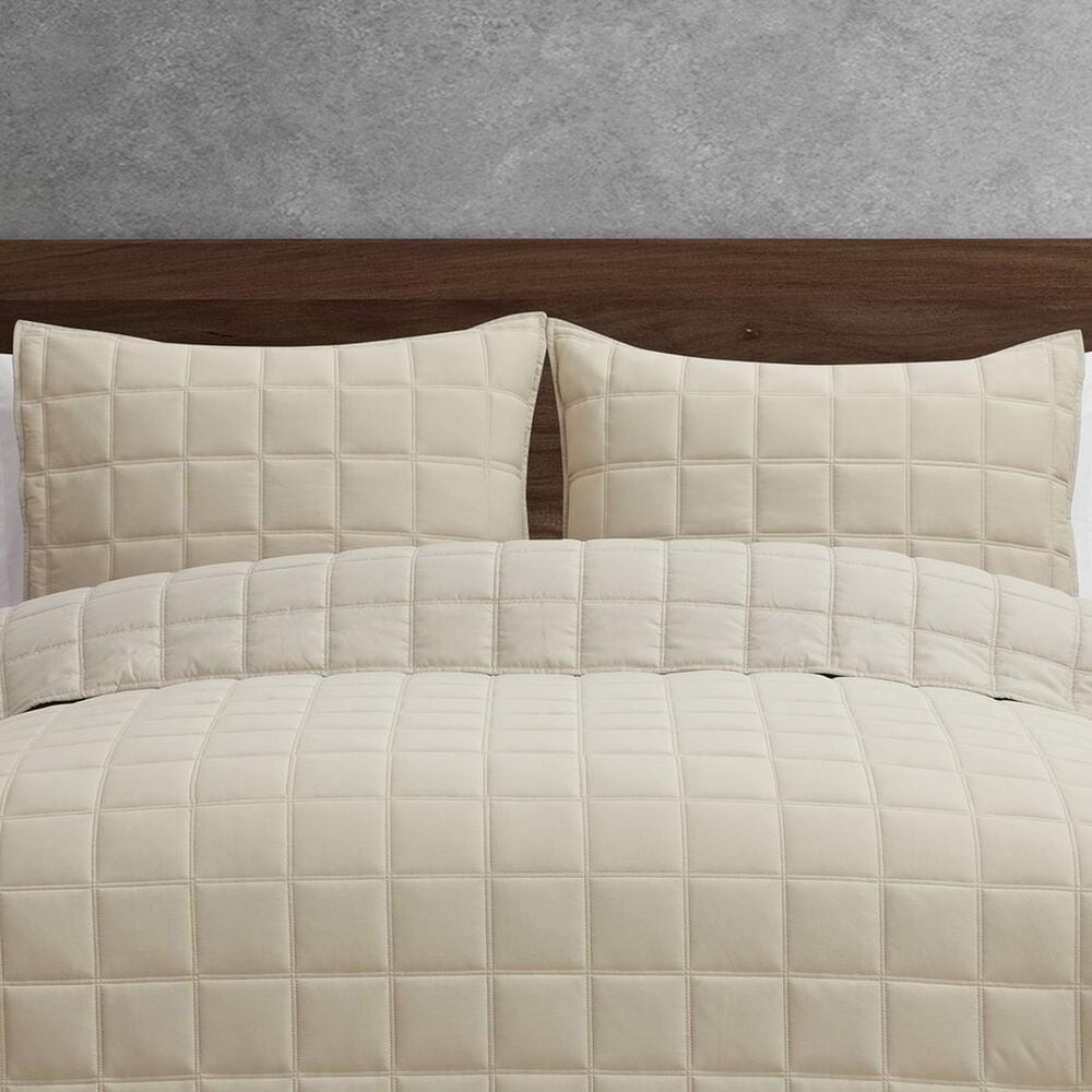 BCP Home Clarice 3-Piece King Quilt Set in Cream, , large