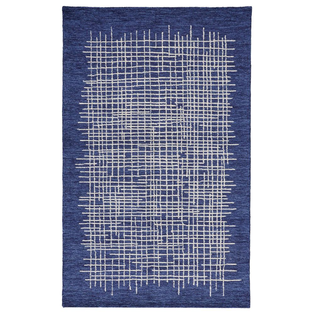 Feizy Maddox 9" x 12" Navy Area Rug, , large