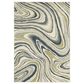 Oriental Weavers Branson 9"10" x 12"10" Ivory and Blue Area Rug, , large