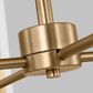 Visual Comfort & Co. Capalino Large Chandelier in Satin Brass, , large