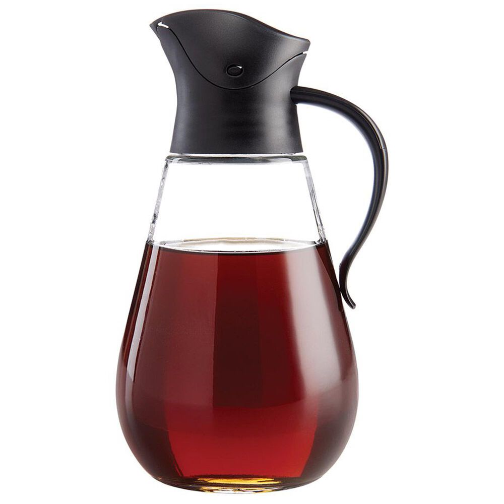 Harold Import Baking Syrup Dispenser in Stainless Steel and Black, , large