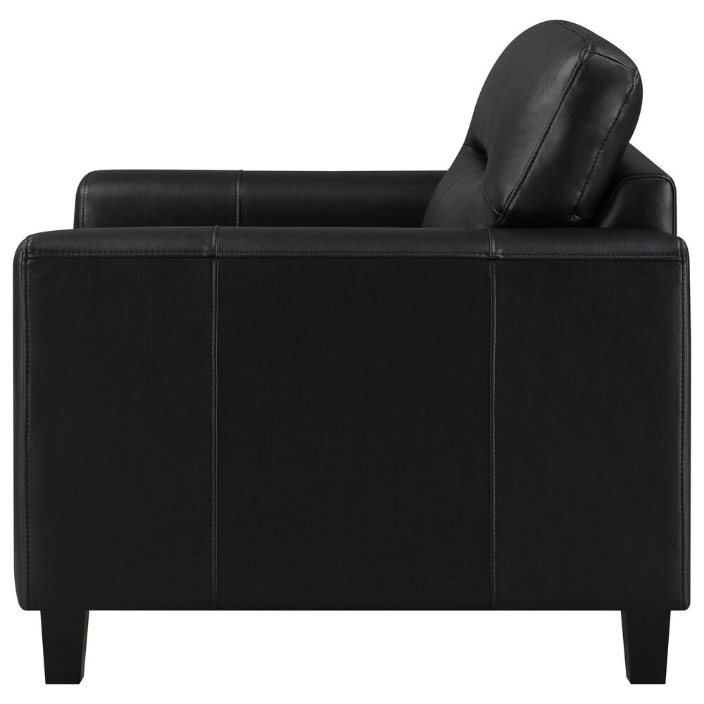 Coaster Scotland Accent Arm Chair in Black, , large