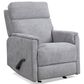Flexsteel Compact Manual Gliding Recliner in Moon Gray, , large