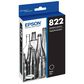 Epson T822 Ultra Standard Capacity Ink Cartridge in Black, , large