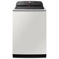 Samsung 5.5 Cu. Ft. Smart Top Load Impeller Washer and 7.4 Cu. Ft. Electric Dryer in Ivory, , large
