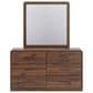 Ashley Fortlorn 5-Piece Queen Bedroom Set in Walnut Brown LED Light, , large