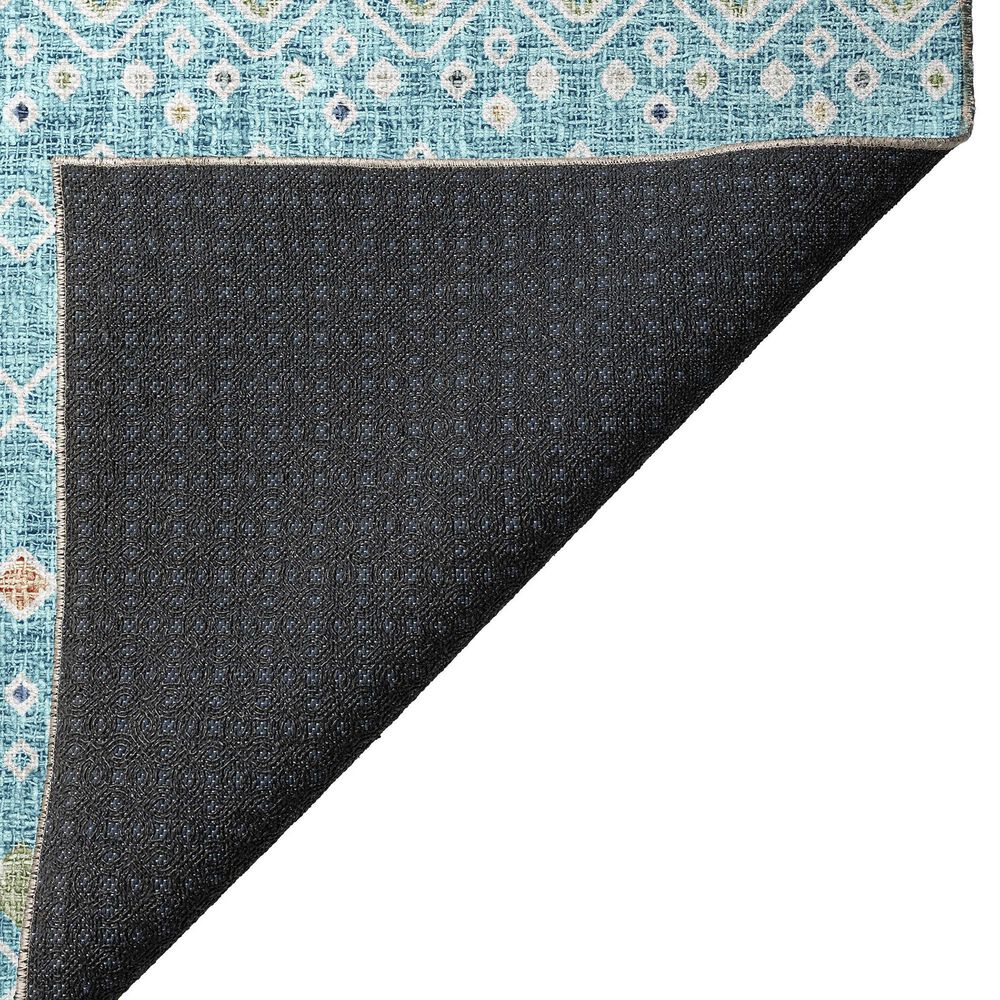 Dalyn Rug Company Portico PO4 Teal 1&#39;8&quot; x 2&#39;6&quot; Area Rug, , large