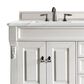 James Martin Vanities Brookfield 72" Double Bathroom Vanity in Bright White with 3 cm Ethereal Noctis Quartz Top and Rectangle Sink, , large