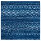 Safavieh Tulum 6"7" Square Blue and Ivory Area Rug, , large