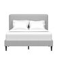 The Monday Company Full Upholstered Bed in Gray, , large