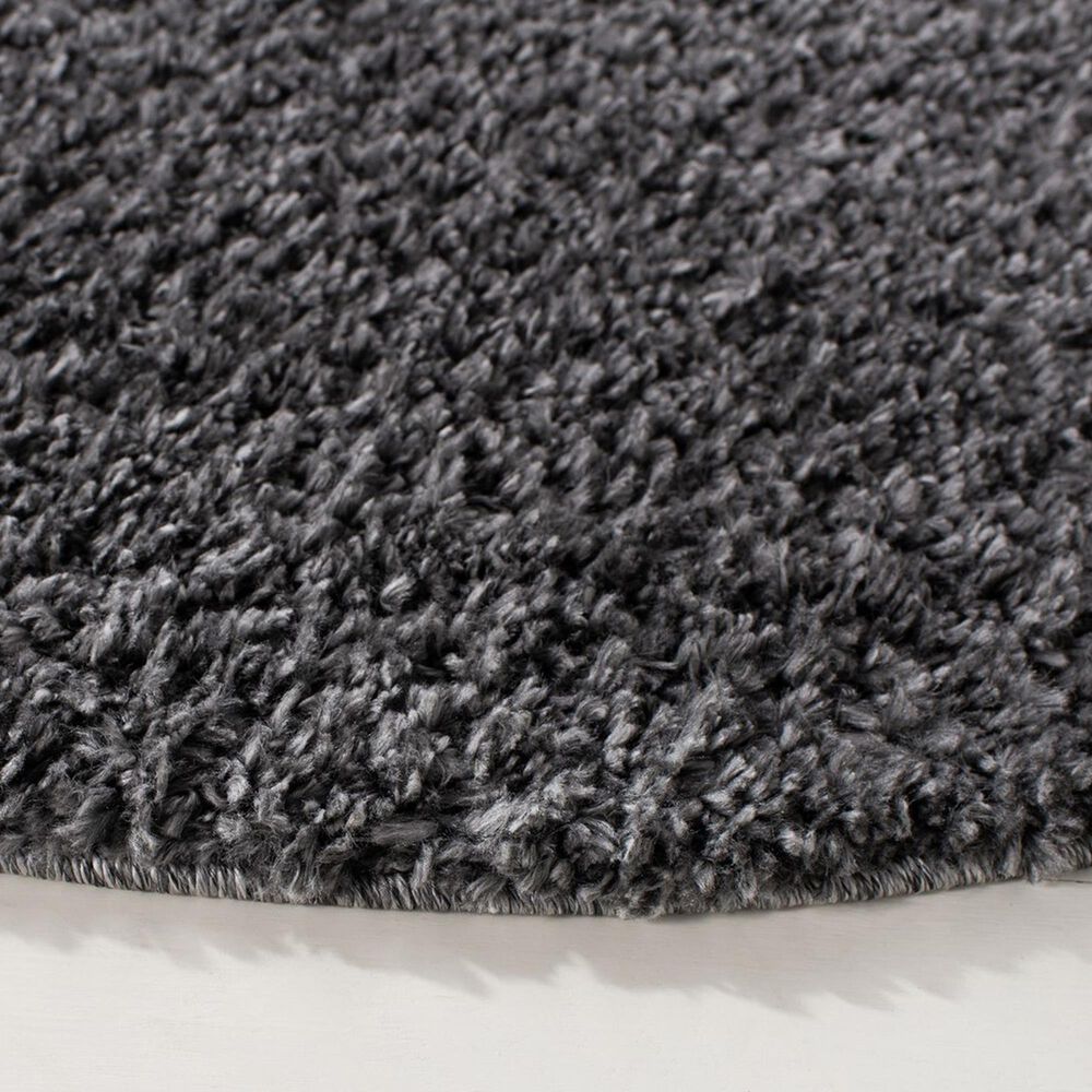 Safavieh August Shag AUG900F 3&#39; Round Grey Area Rug, , large