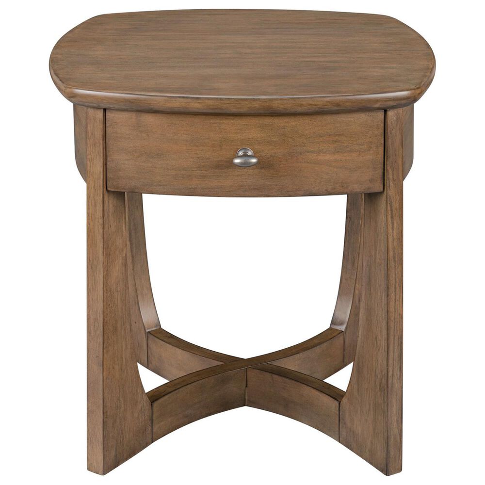 Belle Furnishings Bexley End Table in Tuscan Brown, , large