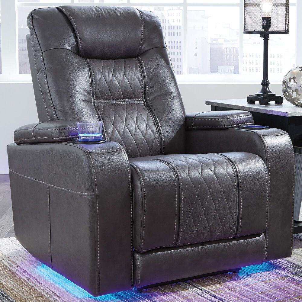 AMBROSE POWER ROCKER RECLINER WITH HEADREST AND