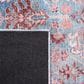 Safavieh Serapi Bohemian 2" x 9" Blue and Rust Runner, , large