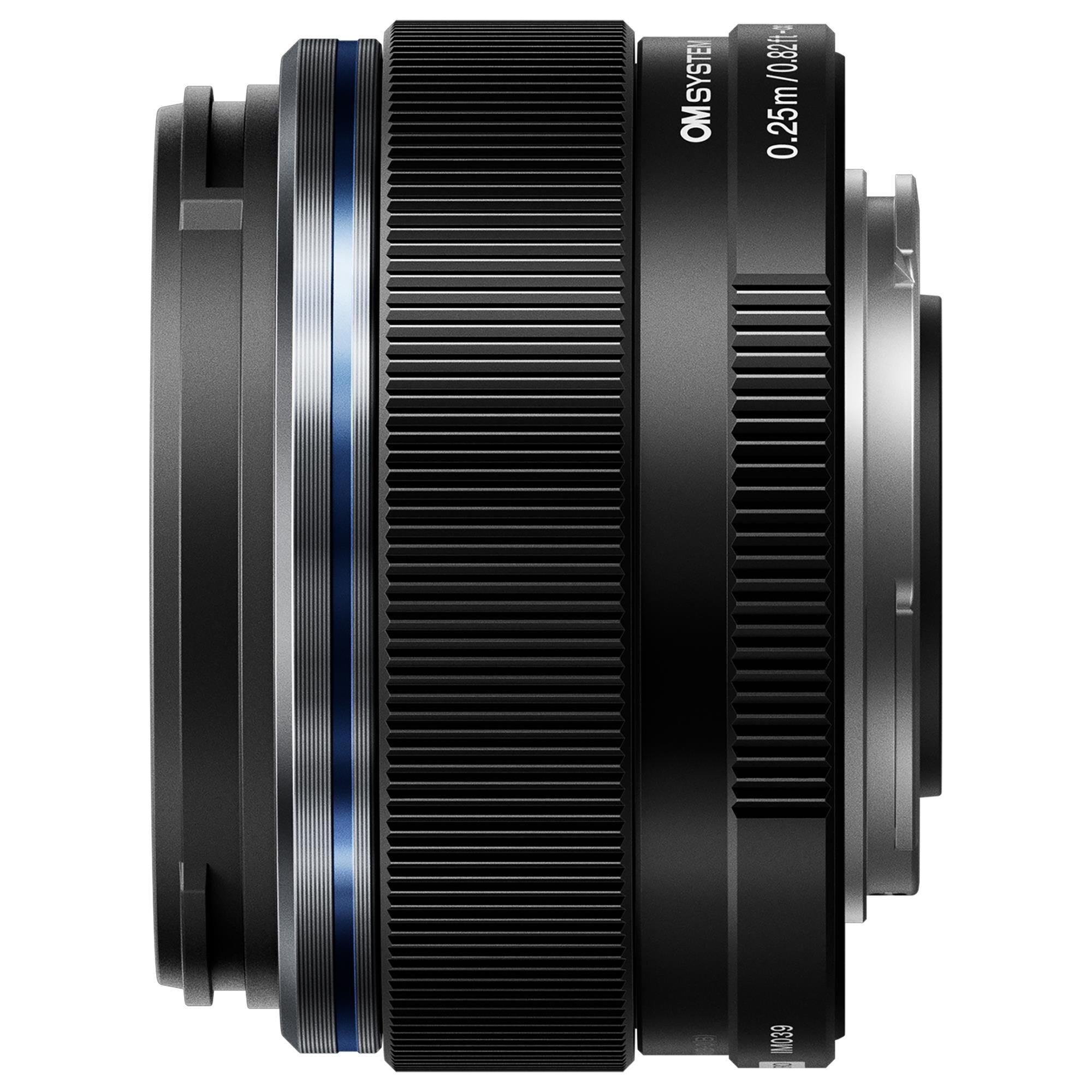 OM- System M.Zuiko Digital 17mm f/1.8 II Lens in Black