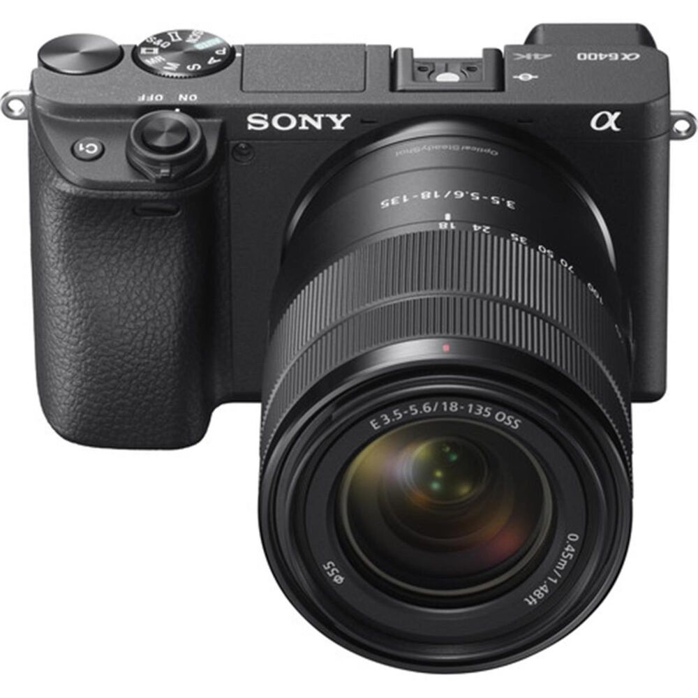 Sony Alpha a6400 Mirrorless Digital Camera with 18-135mm Lens, , large