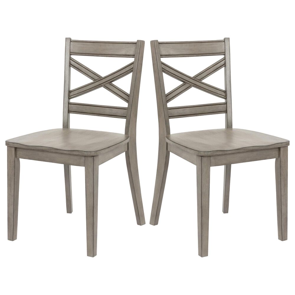 Homestyles Mountain Lodge Dining Chair in Gray (Set of 2), , large