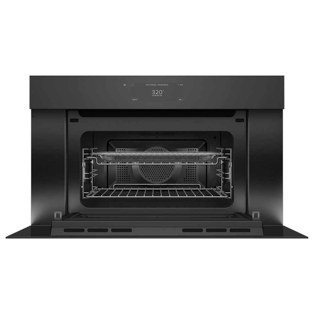Fisher &amp; Paykel 1.7 Cu. Ft. Minimal Compact Convection Speed Oven in Soft Black, , large