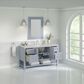 James Martin Vanities Breckenridge 60" Single Bathroom Vanity in Serenity Blue with 3 cm Eternal Jasmine Pearl Quartz Top, Rectangular Sink and FreePower Wireless Charger, , large
