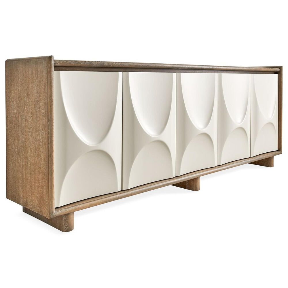 Uttermost Swoosh 5-Door Cabinet in Natural and Cream, , large