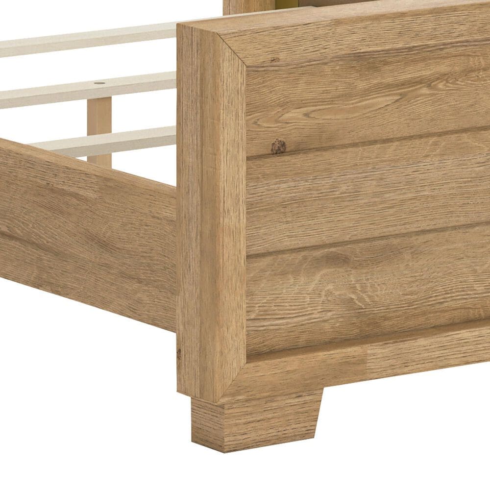 Ashley Galliden Queen Panel Bed in Light Brown, , large