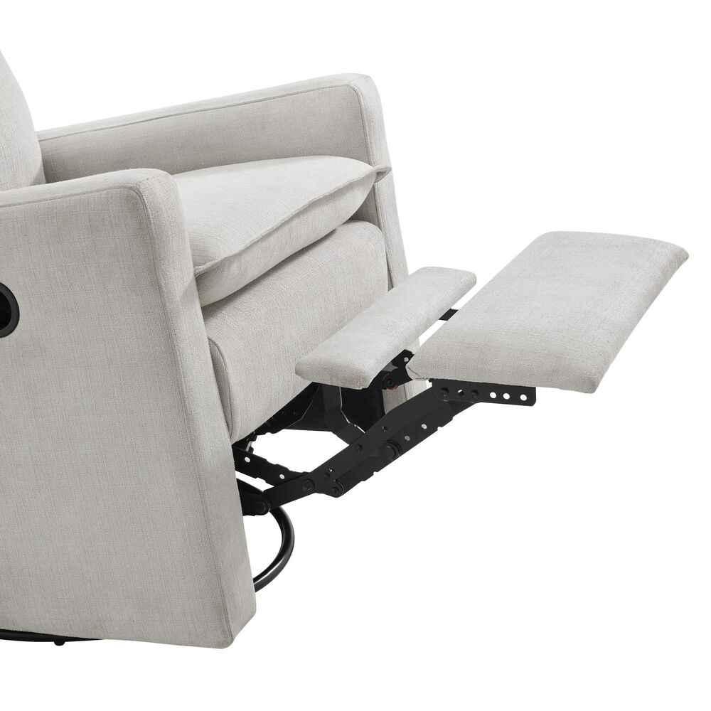 Oxford Baby Uptown Swivel Rocker Recliner in Sand, , large