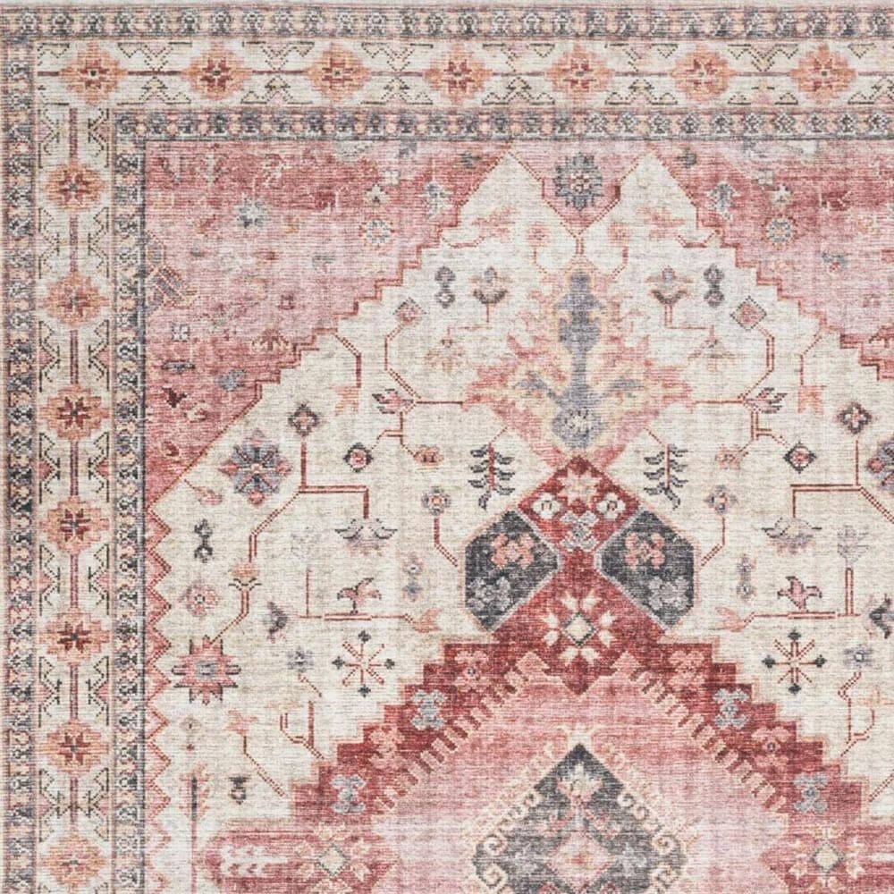 Loloi II Skye SKY-02 7&#39;6&quot; x 9&#39;6&quot; Ivory and Berry Area Rug, , large