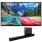 Furrion 65" Aurora Full-Sun HD LED Outdoor Smart TV with HDR10 with Aurora 2.1 Outdoor Soundbar with Wireless Subwoofer, , large