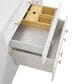 James Martin Vanities Myrrin 60" Double Vanity in Bright White with Single Hole and 3 cm White Zeus Quartz Top & Backsplash, , large