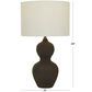 Maple and Jade Cosmoliving Black Ceram T Lamp, , large
