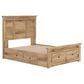 Ashley Makidern 4-Piece Full Storage Bedroom Set with Six Drawers in Natural Brown, , large
