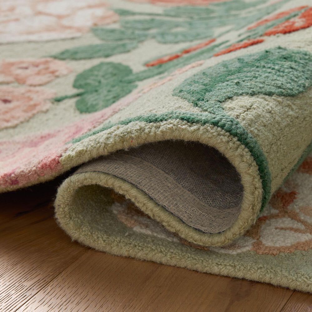 Rifle Paper Co. x Loloi Highgrove Mint 7&#39;9&quot; x 9&#39;9&quot; Area Rug, , large