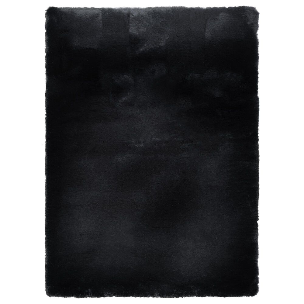 Central Oriental Ultimate Angora Black 7"6" x 9"6" Area Rug, , large