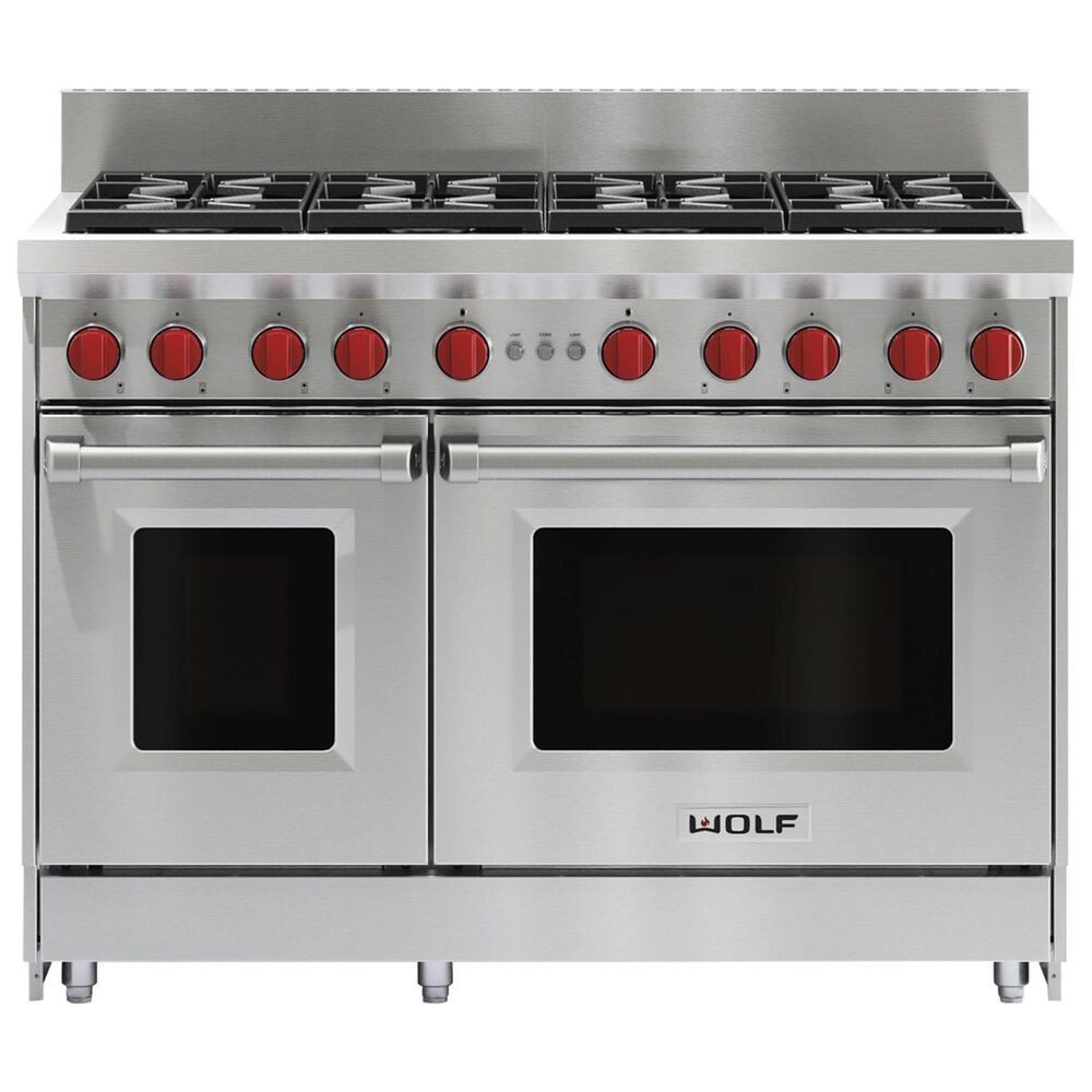 Wolf 48&quot; 8 Burner Gas Range Liquid Propane, , large