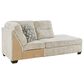 Ashley Lonoke 2-Piece Right Facing Sectional with Chaise in Parchment, , large