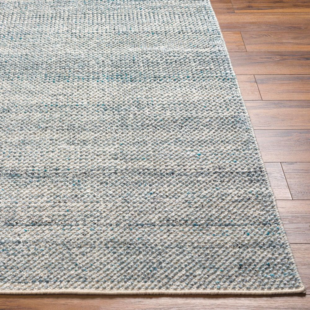 Surya Reika Bright Blue, Gray, Slate, Light Slate and Cream 10&#39; x 14&#39; Indoor/Outdoor Area Rug, , large