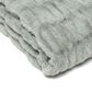50" x 65" Ruched Faux Fur Throw Blanket in Tan Sage, , large