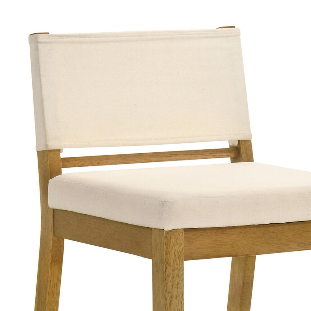 Armen Living Yaneli Swivel Bar Height Stool in Amber Glow, , large