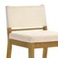 Armen Living Yaneli Swivel Bar Height Stool in Amber Glow, , large