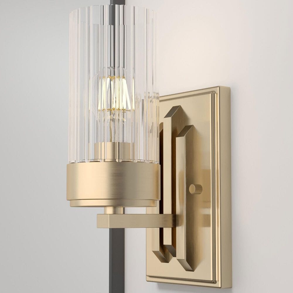 Hunter Gatz 1-Light Wall Sconce in Alturas Gold, , large