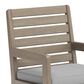 Homestyles Sustain Patio Dining Chair with Gray Cushion in Stain Brown (Set of 2), , large