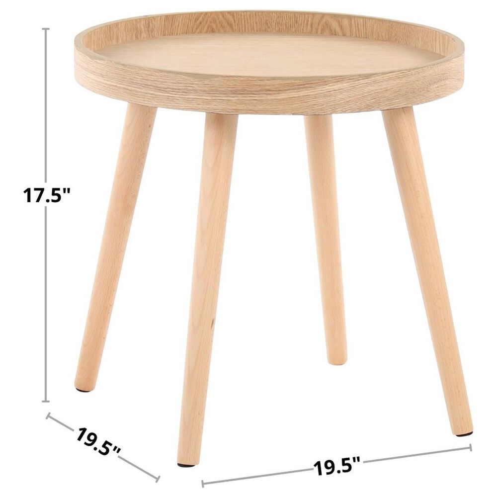 Lumisource Pebble Side Table in Natural &#40;Set of 2&#41;, , large