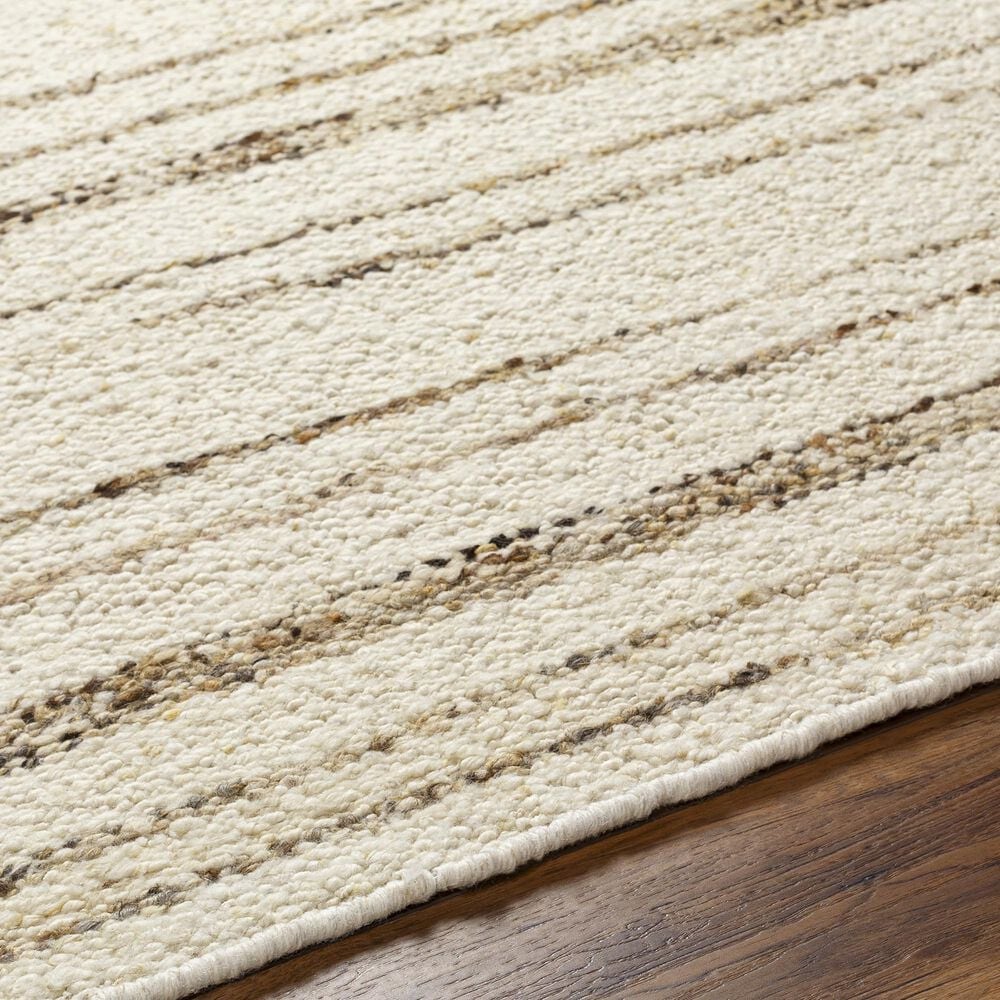 Surya Machu Picchu 5&#39; x 7&#39;6&quot; Ivory, Tan, Black, Yellow and Light Beige Area Rug, , large
