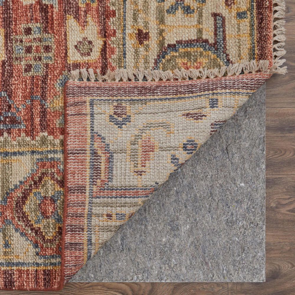 Feizy Fillmore 3&#39; x 5&#39; Rust and Beige Area Rug, , large