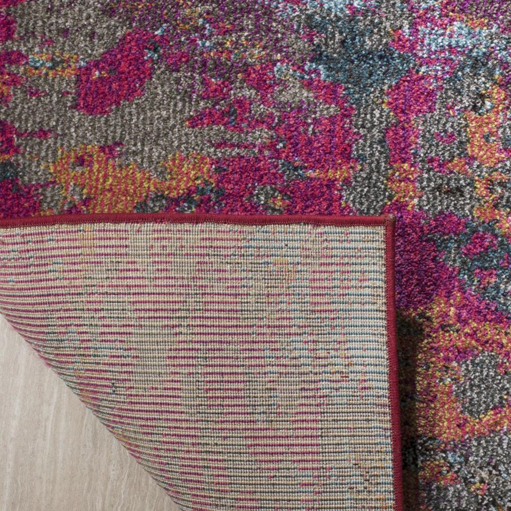 Safavieh Monaco MNC261R 4&#39; x 5&#39;7&quot; Fuchsia and Blue Area Rug, , large