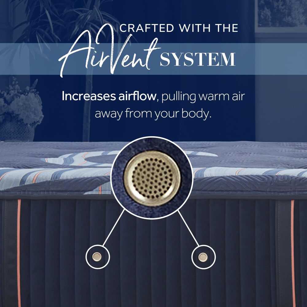 Stearns &amp; Foster Reserve Soft Euro Pillow Top Queen Mattress with Low Profile Box Spring, , large