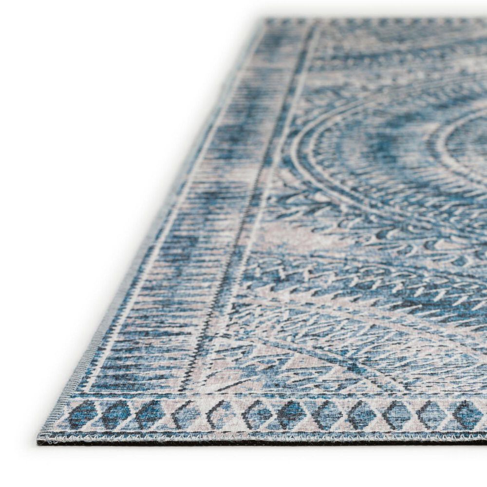 Dalyn Rug Company Sedona Oriental 2&#39; x 3&#39; Indigo Indoor/Outdoor Area Performance Rug, , large