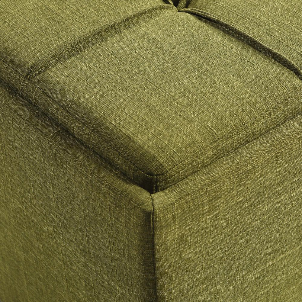 OSP Home Rockford Storage Ottoman in Green, , large