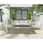 Nourison Courtyard Ivory and Charcoal 5" x 7" Indoor/Outdoor Area Rug, , large